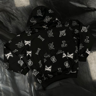 SDL Alphabets Print Hoodie
